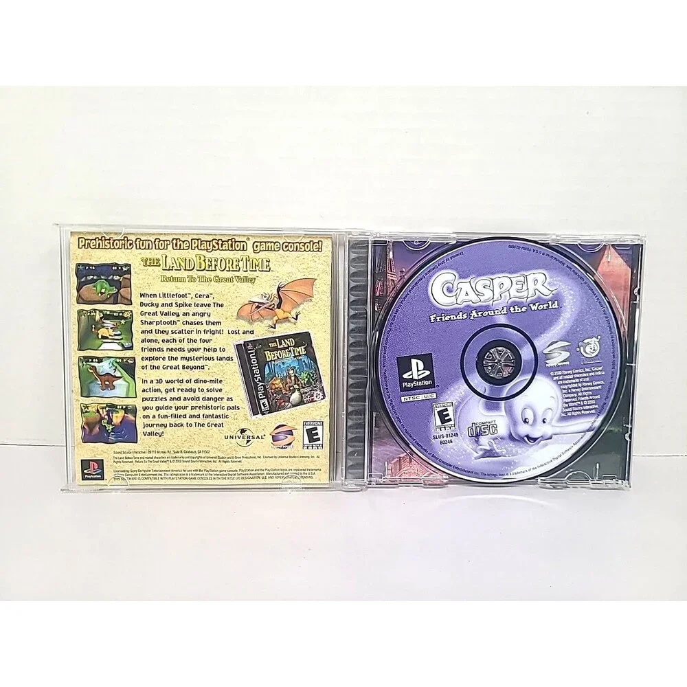 Casper Friends Around the World (Sony PlayStation 1, 2000) PS1 CIB Complete